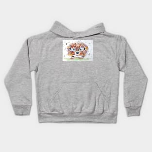 Funny Hedgehog Kids Hoodie